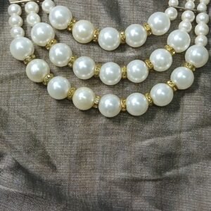 white beads jewellary